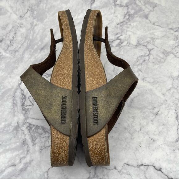 Birkenstock, Gizeh Leather Corkbed Sandals. Size 39. Excellent condition! - Picture 5 of 6